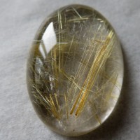 Sagenite (rutile in smoky quartz)