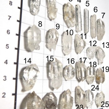 Marmarožský diamant - křišťál krystal, set A