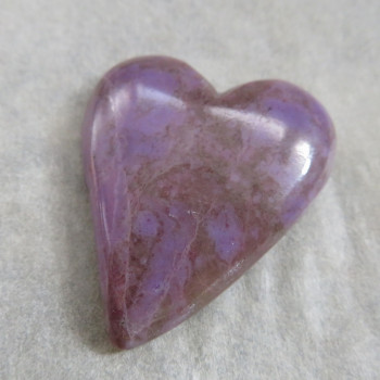 Purple Jadeite; heart, Turkey, No. 1