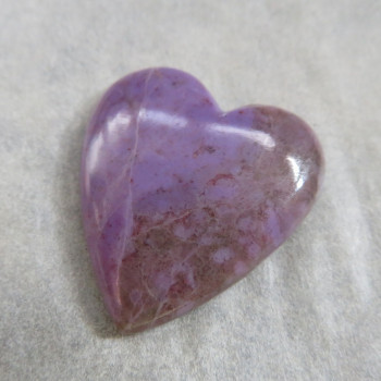 Purple Jadeite; heart, Turkey, No. 2