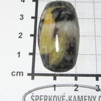 Piknit, stébelnatý topaz, Krušné Hory 1| www.sperkove-kameny.cz