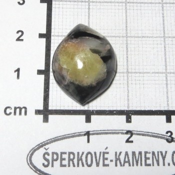 Piknit, stébelnatý topaz, Krušné Hory 2| www.sperkove-kameny.cz