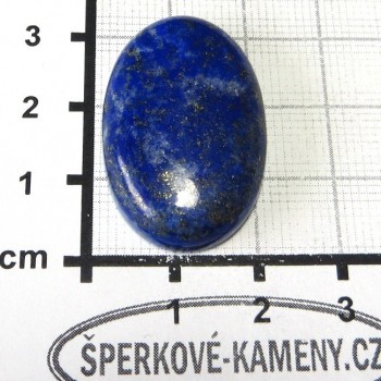 Lapis lazuli,  kabošon č. B4|  www.sperkove-kameny.cz