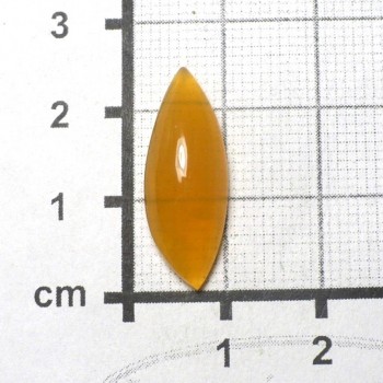 Mandarinkový opál, Madagaskar, kabošon č. 1 | www.sperkove-kameny.cz