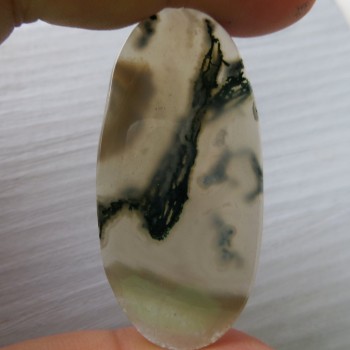 mechový achát moss agate