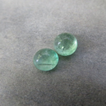 Emerald of Zambia, pair no.S33