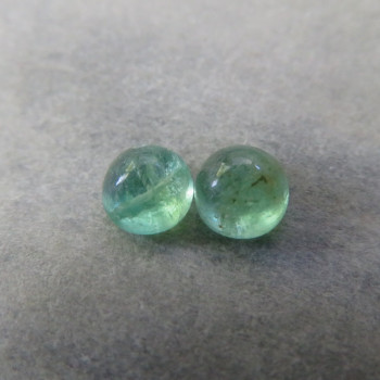 Emerald of Zambia, pair no.S34
