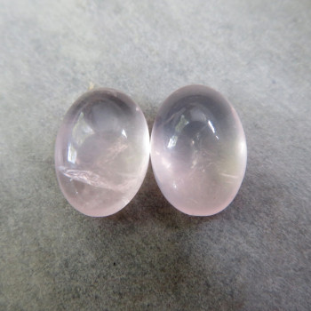Rose gold, extra clear, pair no. R14