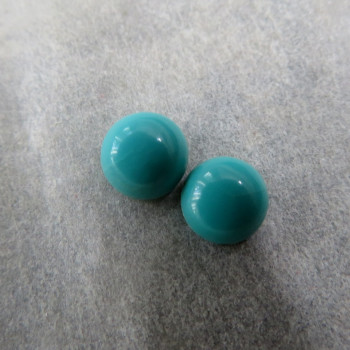 True turquoise, Arizona USA, 5mm - pair no.A18