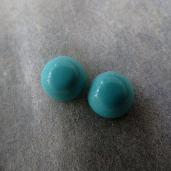 True turquoise, Arizona USA, 5mm - pair no.A22