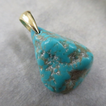 Turquoise, Nevada USA - pendant no. 17