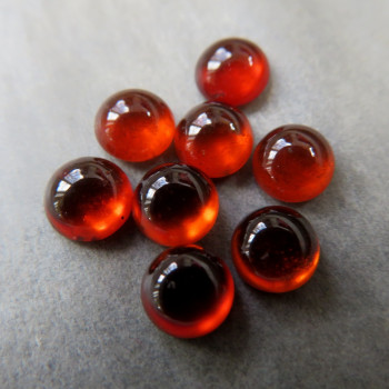 Red garnet hessonite extra, 5mm; 1 pc