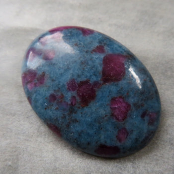 Ruby in kyanite cabochon No. B10