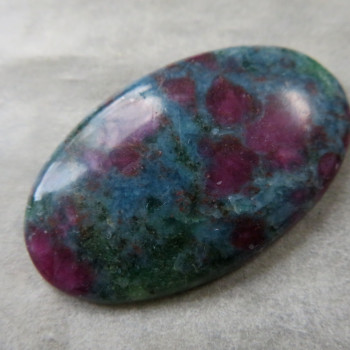 Ruby in kyanite cabochon No. B11