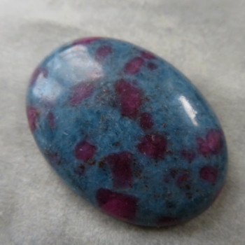 Ruby in kyanite cabochon No. B21