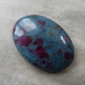 Ruby in kyanite cabochon No. B23