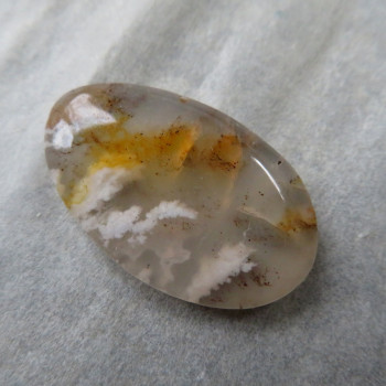 Plume agate USA, cabochon no.6