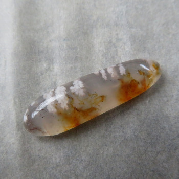 Plume agate USA, cabochon no.9