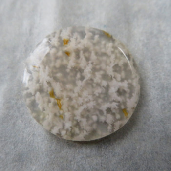 Plume agate USA, cabochon no.10