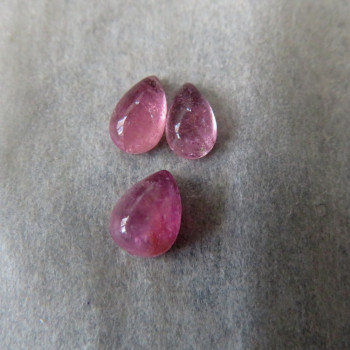 Tourmaline- rubellite, set no. 13