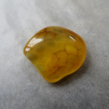 Natural Amber with drawing JK10