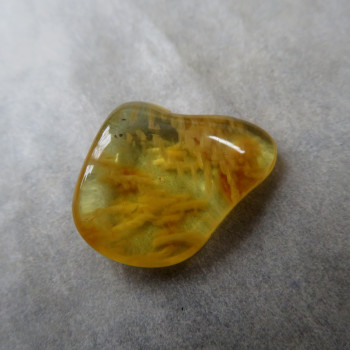 Natural Amber with drawing JK11