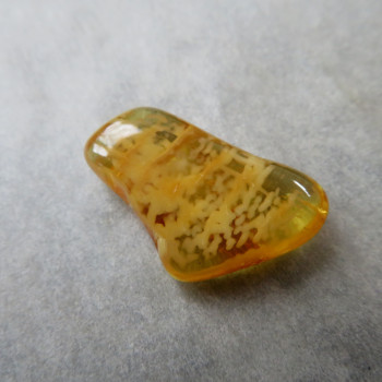 Natural Amber with drawing JK12