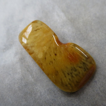 Natural Amber with drawing JK14