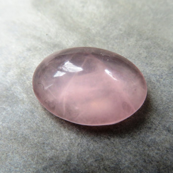 Rose quartz cabochon no.12