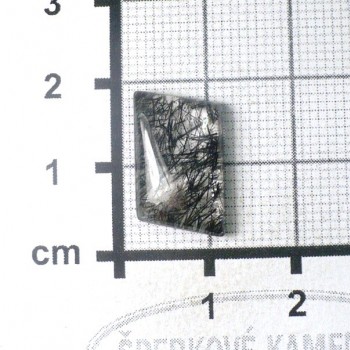 Turmalínový křišťál,kabošon, č.20 |www.sperkove-kameny.cz