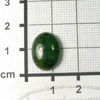 Bright jade, cabochon 12x16mm No.18 | www.sperkove-kameny.cz