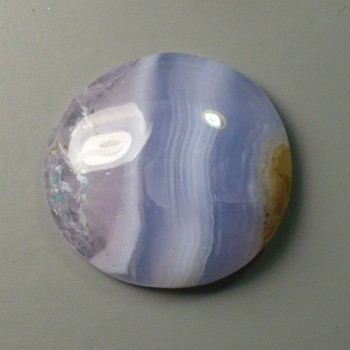 Blue chalcedony Malawi, cabochon no.17 | www.sperkove-kameny.cz