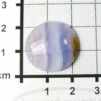 Blue chalcedony Malawi, cabochon no.17 | www.sperkove-kameny.cz