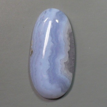 Blue chalcedony Malawi, cabochon no.19 | www.sperkove-kameny.cz