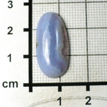 Blue chalcedony Malawi, cabochon no.19 | www.sperkove-kameny.cz