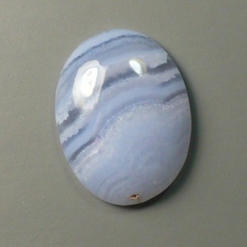 Blue chalcedony Malawi, cabochon no.21 | www.sperkove-kameny.cz