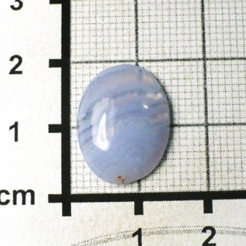 Blue chalcedony Malawi, cabochon no.21 | www.sperkove-kameny.cz