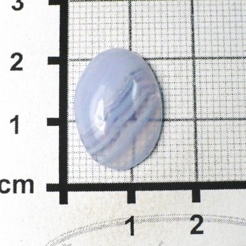 Blue chalcedony Malawi, cabochon no.22 | www.sperkove-kameny.cz