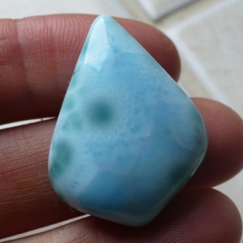 Larimar Cabochon No.16 | www.sperkove-kameny.cz