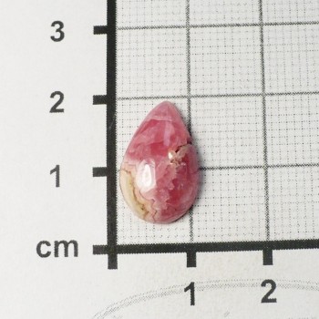 Rodochrozit,Argentina,  kabošon č.49  | šperkové-kameny.cz