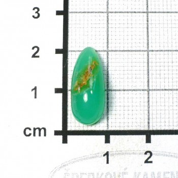 Chrysopál Tanzánie,kabošon  č.125 | www.šperkové-kameny.cz