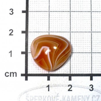 Karneol , kabošon č.77| šperkové-kameny.cz
