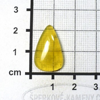 Žlutý opál ,Tanzánie, kabošon č.7 | www.sperkove-kameny.cz