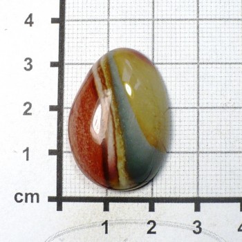 Polychromní jaspis , tromlovaný kabošon č.6| www.sperkove-kameny.cz