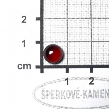 Rudý granát hesonit extra ,Tanzánie ,kabošon č.2 | www.sperkove-kameny.cz