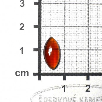 Rudý granát hesonit extra ,Tanzánie ,kabošon č.8 | www.sperkove-kameny.cz