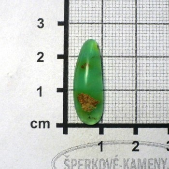 Chrysopál Tanzánie,kabošon  č.A37 | www.šperkové-kameny.cz