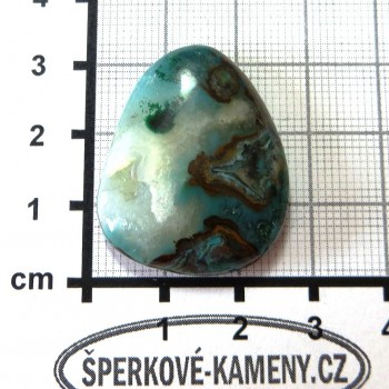 Gem silica,  Peru, kabošon 3 | sperkove-kameny-cz