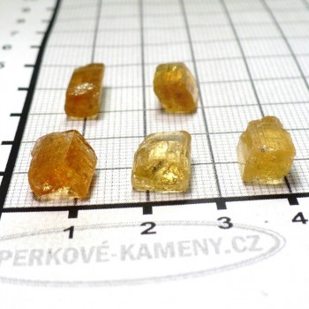 Imperial topaz, krystal, set G| šperkové-kameny.cz