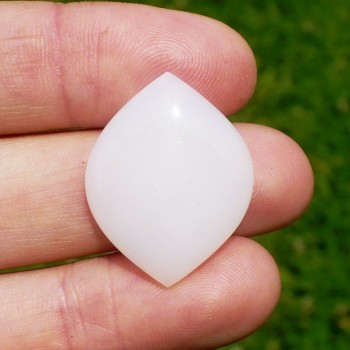 Bílý opál, Afrika ,kabošon č.4| šperkové-kameny.cz